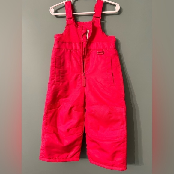 Cherokee pink snow overalls 18 months - Picture 1 of 4